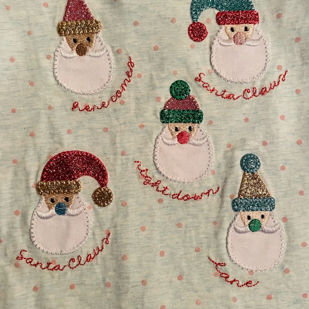 Mud Pie Santas One Piece - Size 6-9 Months - Picture 4 of 5